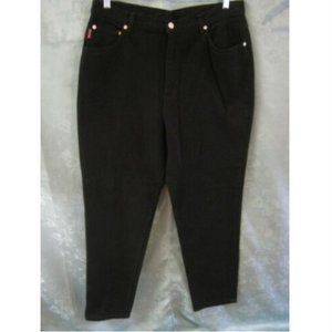 VTG 90's Encore Black Denim Jeans Size 19 / 20
